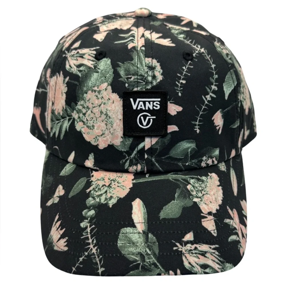VANS Women's Vansday Court Hat TROPICAL FLORAL PRINT/BLACK - Picture 7 of 7